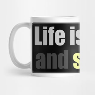 Life is Short And So Am I - Another Day Another Slay - Funny - Bumper - Funny Gift - Car - Fuck - You Mug